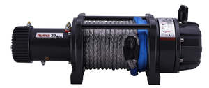 Vehicle Winches Recovery Equipment: Runva EWB20000 Premium 24V with Synthetic Rope