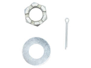 Premium Trailer Parts: Trailer Axle Nut, Washer, & Split Pin Kit - 1500kg/1750kg