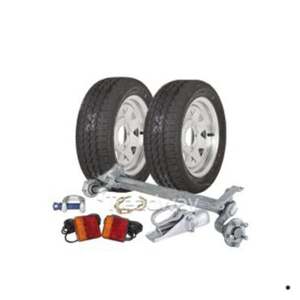 Trailer Kits 1: Trailer Kit 750kg Non-Braked Knott Torsion 195/50R13C 8ply