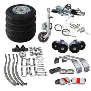 Trailer Kit 3500kg Knott Braked Tandem 14" Wheels - 50mm