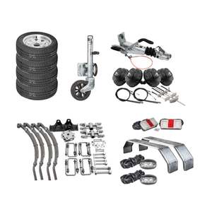 EuroBrake Braked Tandem Axle Trailer Kit, 2,700 kg