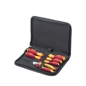 Products: Wiha Tool set electrician Screwdriver, diagonal cutters, 7-pcs. incl. tool pouch (33969)