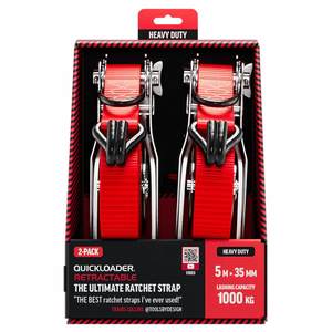 Products: QUICKLOADER 1000KG Retractable Ratchet 5.0M X 35MM (2PC)