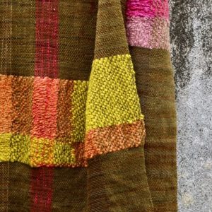 Silk Wrap with Indigo
