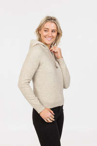 Adult Merino Top Collection: Cropped Hoodie