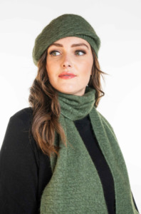 Adult Merino Beanie: Zig Zag Beret by Koru Knitwear - available in 5 colours