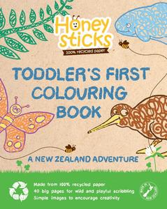 Toddler's First Colouring Book - A New Zealand Adventure by Honeysticks