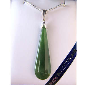 Pounamu Pendant with Silver Chain Several Sizes & Designs