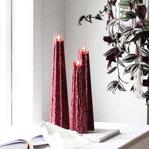 Home Living Collection: Icicle Candle - Pinot Noir by Living Light