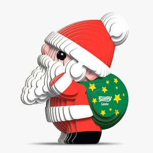Eugy Santa 3D Model Kit