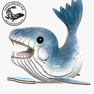 Eugy Leopard Seal 3D Model Kit