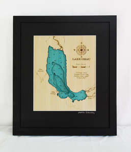 Lake Ōhau - 3D Topographical Map