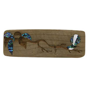 Paua & Recycled Wood Wall Art