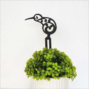 Acrylic Plant Stake by Crystal Ashley - Koru Kiwi - to be discontinued