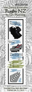 Cross Stitch Bookmark Kits - Rugby NZ