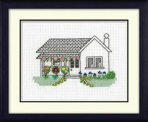 Craft Collection: Blackwork Villas Stitch Work Kit - 4 types