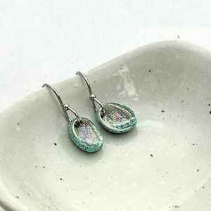 Beachsand Paua Shell Hook Earrings