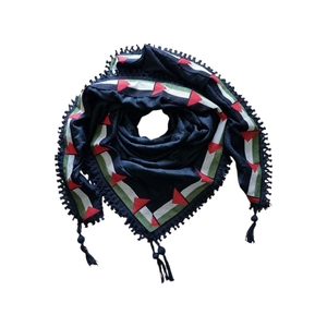 Products: Embroidered Kufiya – Flag