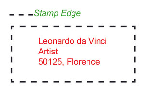 Products: Rectangle Self Inking Stamp - Select Your Size mysite