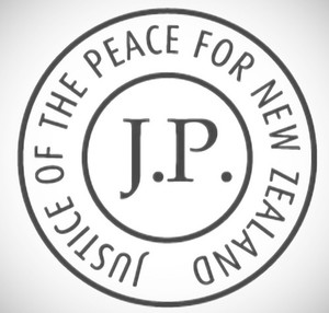 2 JP Round Stamp