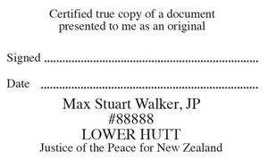 7 Certified Copy With JP Stamp