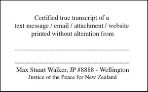 Products: Certified Transcript JP Stamp