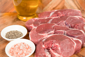 Products: NZ Lamb Leg Steak, Boneless