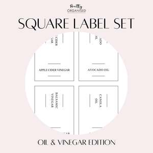 bogos-gift: 🎁 Square Label Set | Oil & Vinegar Edition (100% off)