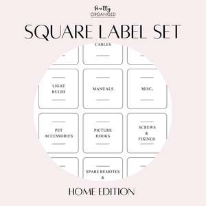 bogos-gift: 🎁 Square Label Set | Home Edition (100% off)