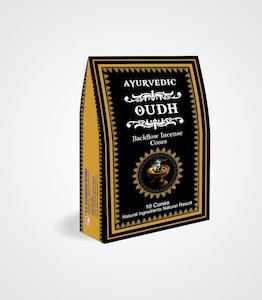 Incense Holders Incense Backflow: Oudh Backflow Incense Cones - 10 Pack