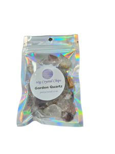 Tumbles: Garden Quartz Sm Tumbles/ Lg Chips Bag 60g
