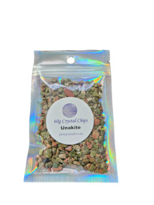 Tumbles: Unakite Chip Bag 60g