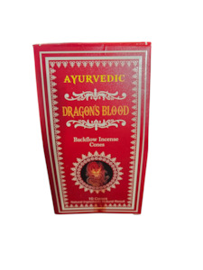 Dragonsblood Backflow Incense Cones - 10 Pack