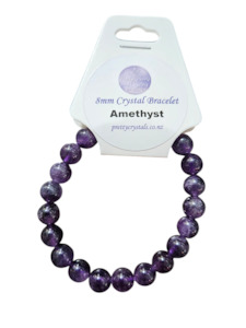 Bracelets: Amethyst 8mm Bracelet