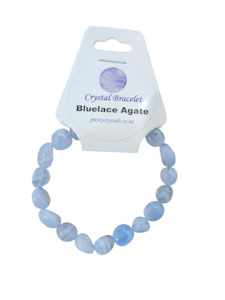 Bluelace Agate Tumble Bracelet