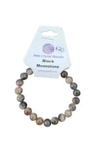 Black Moonstone 8mm Bracelet