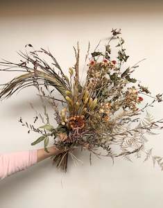 Dried Florals: Orange and Earthy