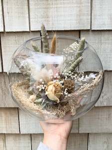 Dried Florals: Dried Terrarium