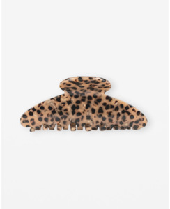 Gifting Guide: Stella + Gemma Hair Claw Speckled Spot Camel - Brand-Stella & Gemma Accessories : Preview & District NZ Women's Fashion Online - Stella + Gemma Ongiong Hair Claw