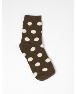 Stella + Gemma Socks - Coffee/Cream Dots - Brand-Stella & Gemma Accessories &hellip;