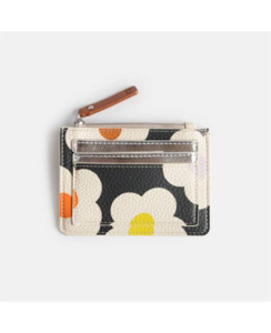 Livewires Multi Flower Charcoal Patch Purse - Brand-Livewires : Preview & Di&hellip;