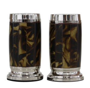 Homeware: Tortoiseshell Salt and Pepper Shakers