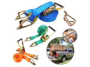 Heritage Protection Shrinkwrap: Swan Hook A3 Steel Ratchet Tie Down Straps NZ (3 Color Option)
