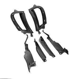 Carbon Fiber Right and left Front Fender Air Inlet Scoops With Brackets - McLaren 720S