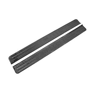 Carbon Fiber Embossed Door Sill Trim - Ferrari 488 Pista