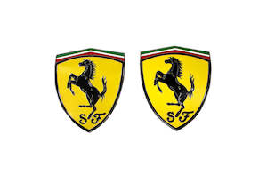 Slam Panel: Ferrari Replica Scuderia Shields Fender Badges - Ferrari 488 Pista