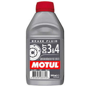 Brake Fluid: DOT 3 & 4 0.500L (12)