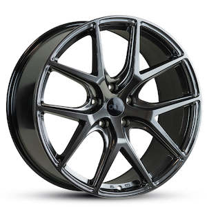 Rims: 20X8.5 VENATOR 35 5/120 HYPER BLACK
