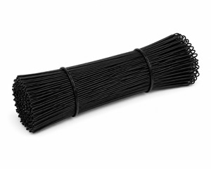 Tie Wire: 300mm Black Tie Wire 1kg Bundle supplied in boxes of 25 | per bundle