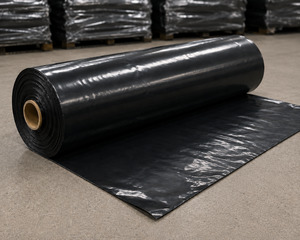 Tie Wire: Black Polythene Roll 4m x 25m (100m²)
